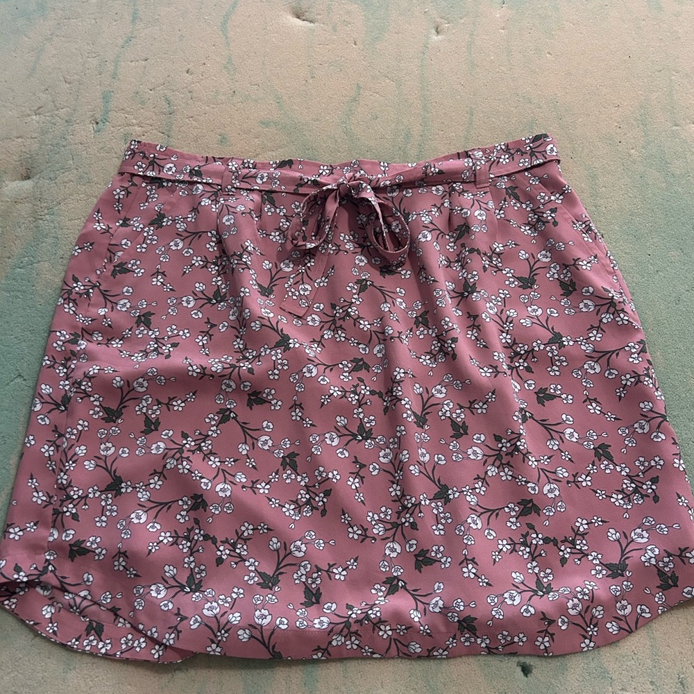 Floral Pink Skirt